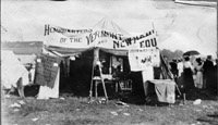 Equal suffrage tent at Vermont State Fair